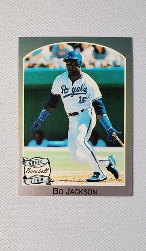 1989 Grand Slam Baseball Bo Jackson Kansas City Royals Board Game Card